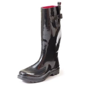 Black Rain Boots